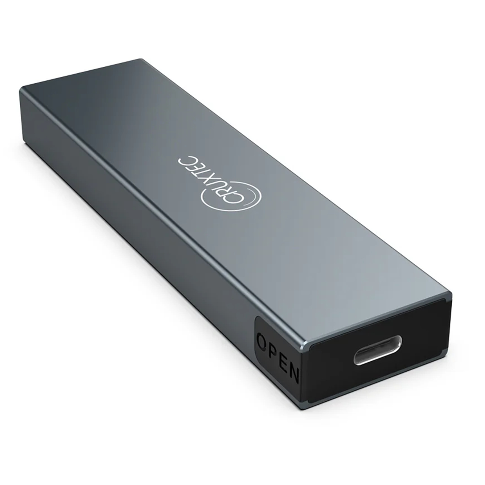 Product Image Cruxtec NVMe & NGFF Dual Protocol M.2 SSD to USB-C Enclosure - Aluminum , 10Gbps , up to 4TB