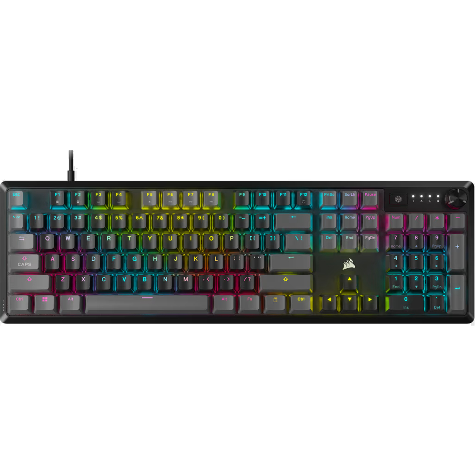 Product Image Corsair K70 CORE RGB Mechanical Gaming Keyboard - Carbon Gray