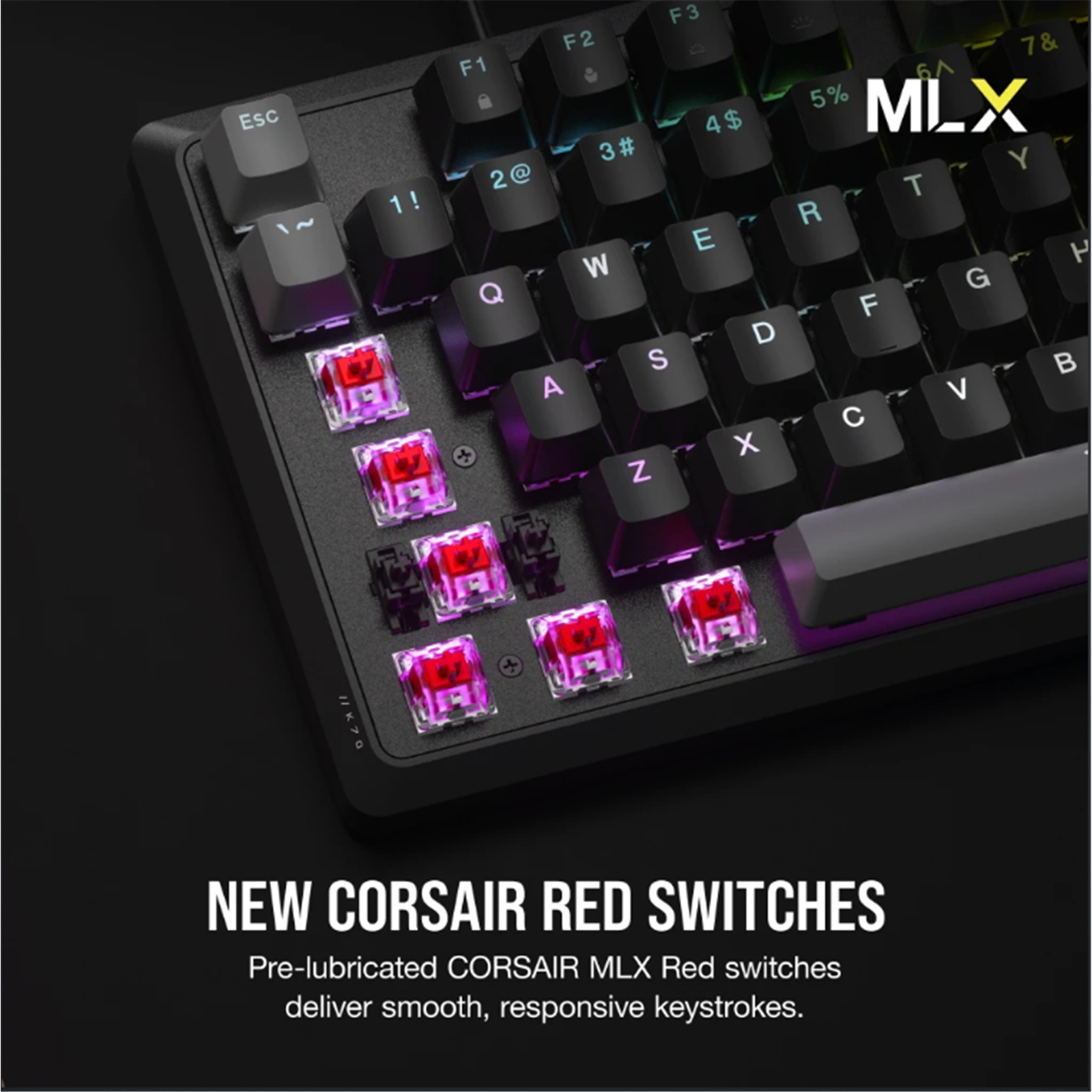 Corsair K70 CORE RGB Mechanical Gaming Keyboard - Carbon Gray