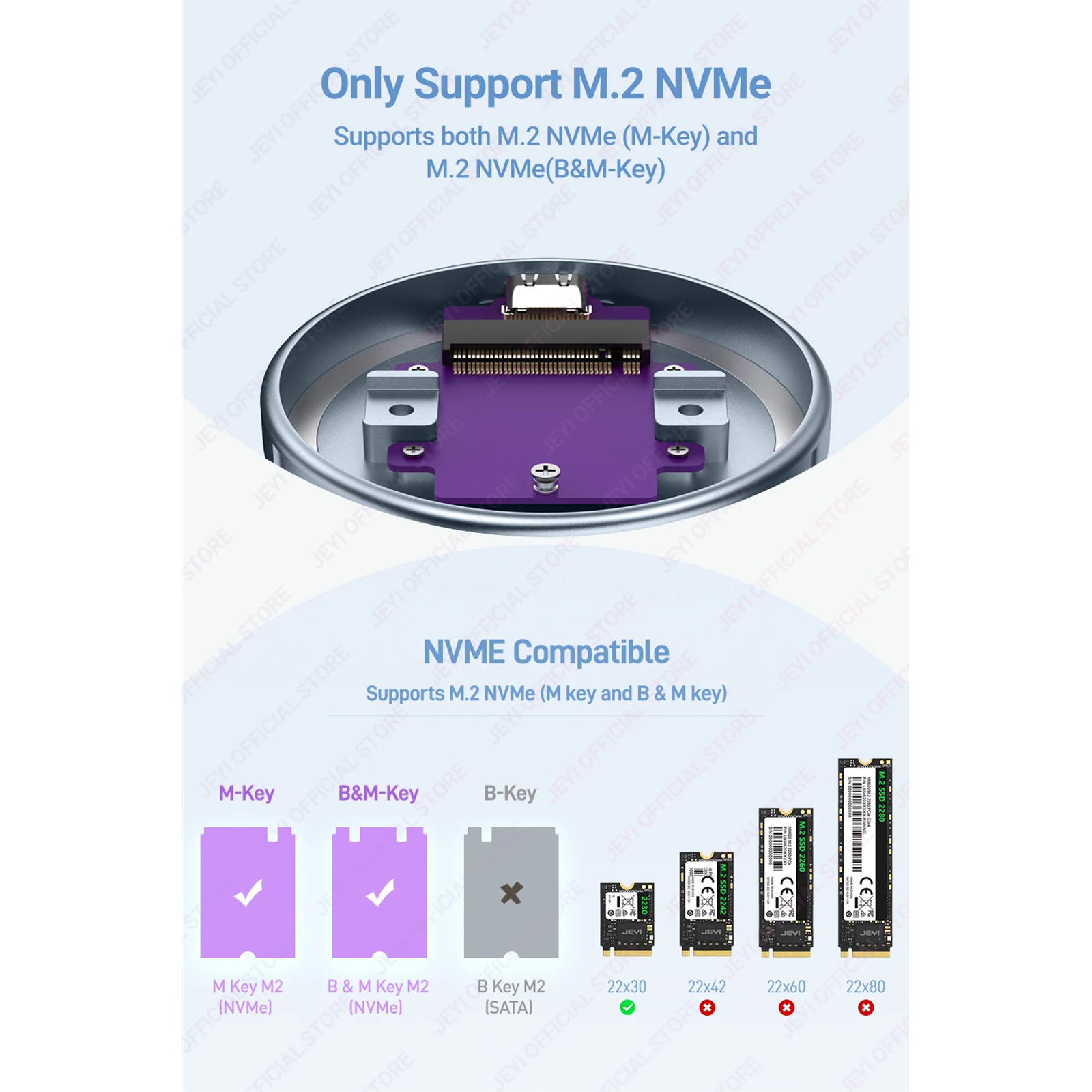 JEYI Magsafe USB-C 256GB External SSD For iPhone 15 Pro & Max 2230 M.2 NVMe SSD Magnetic