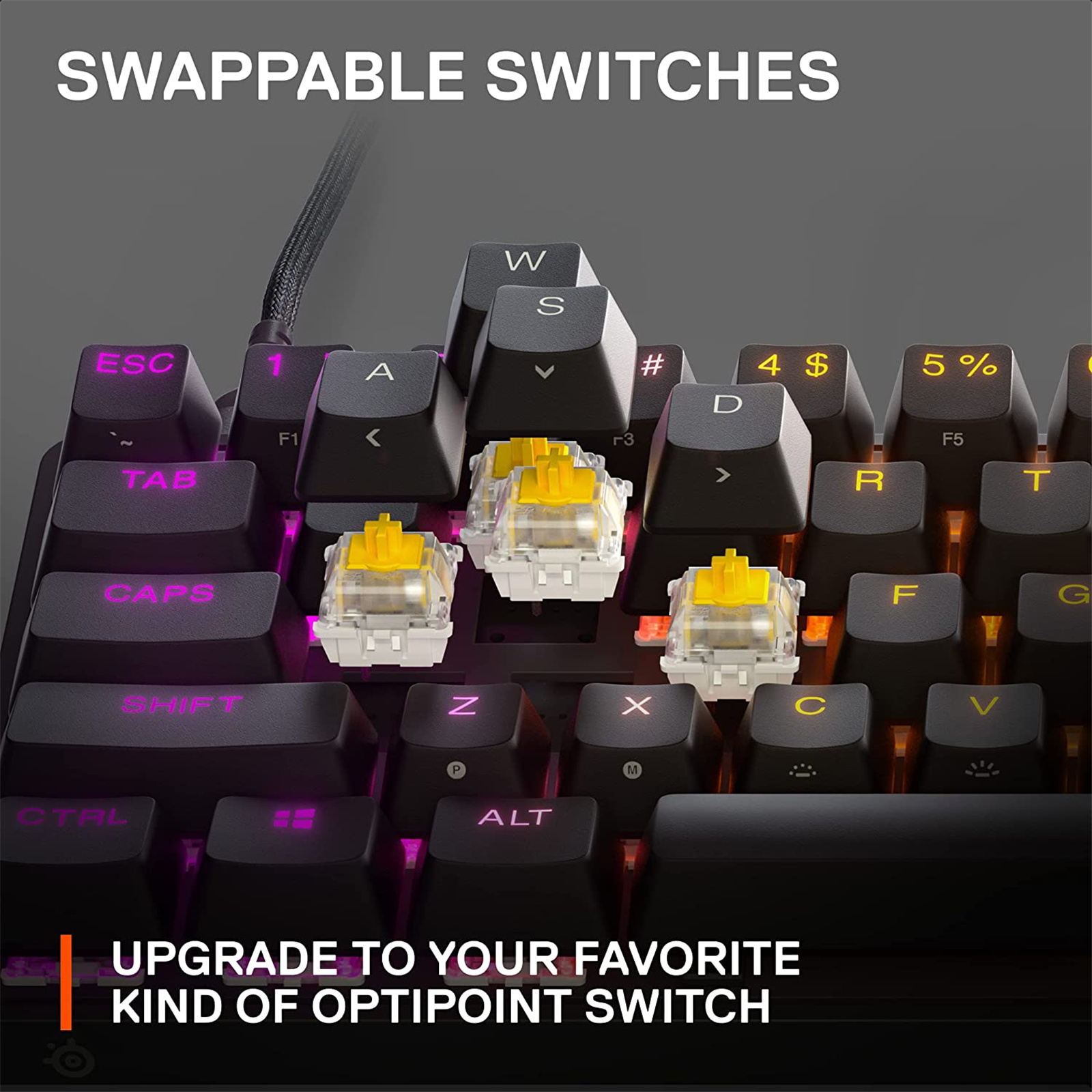 Steelseries Apex 9 Mini 60% Optical Mechanical Gaming Keyboard