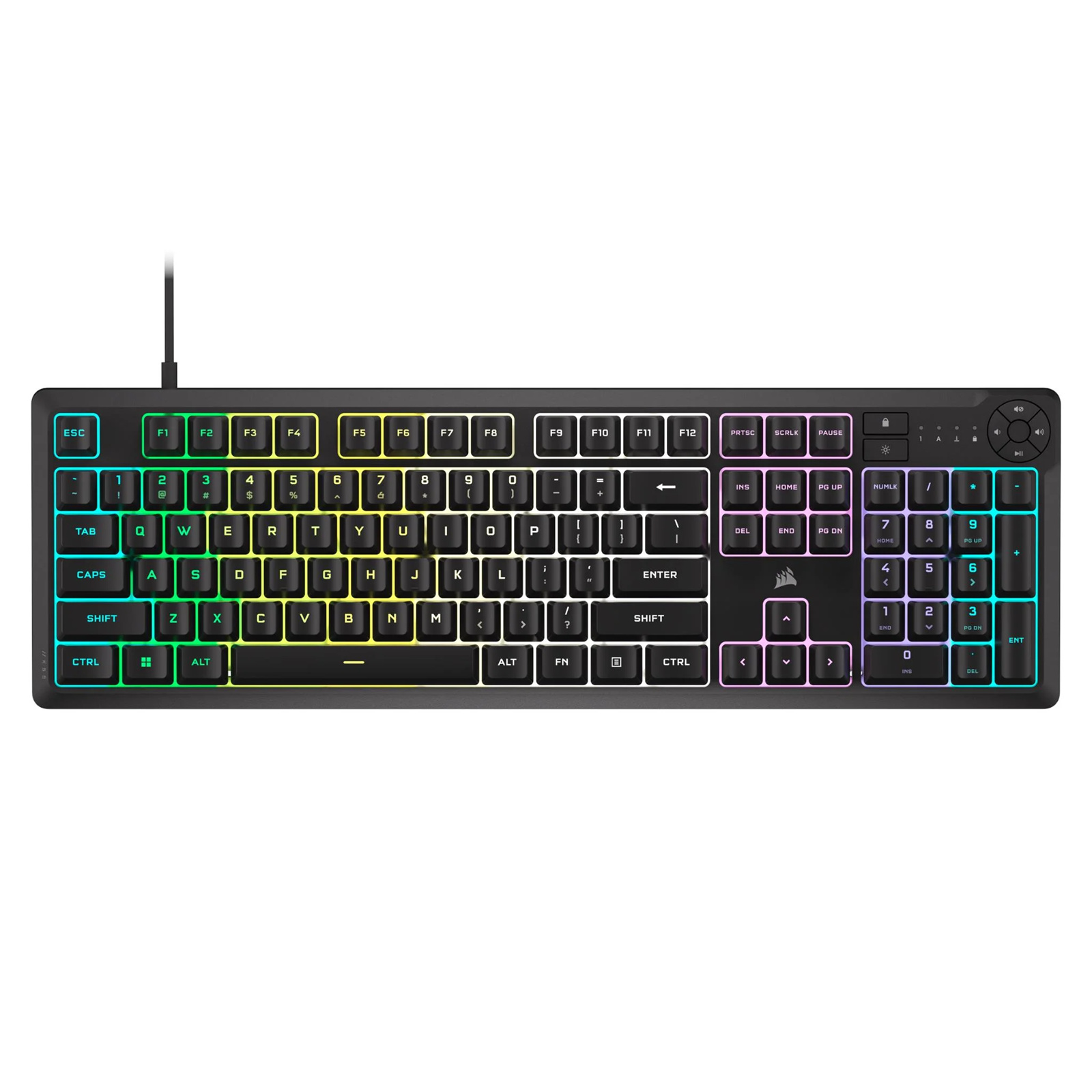 Product Image Corsair K55 CORE RGB Gaming Keyboard - Black