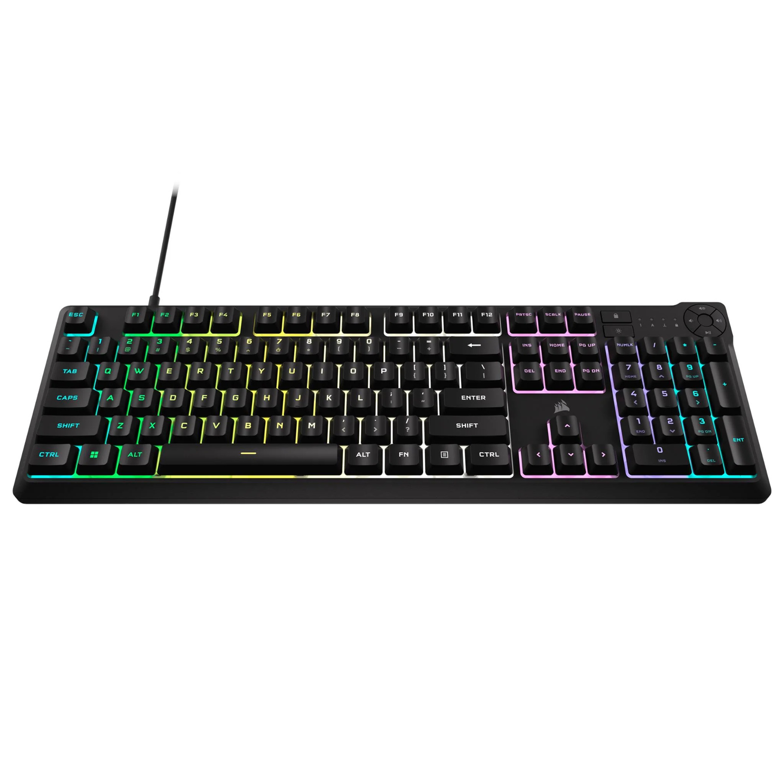 Corsair K55 CORE RGB Gaming Keyboard - Black