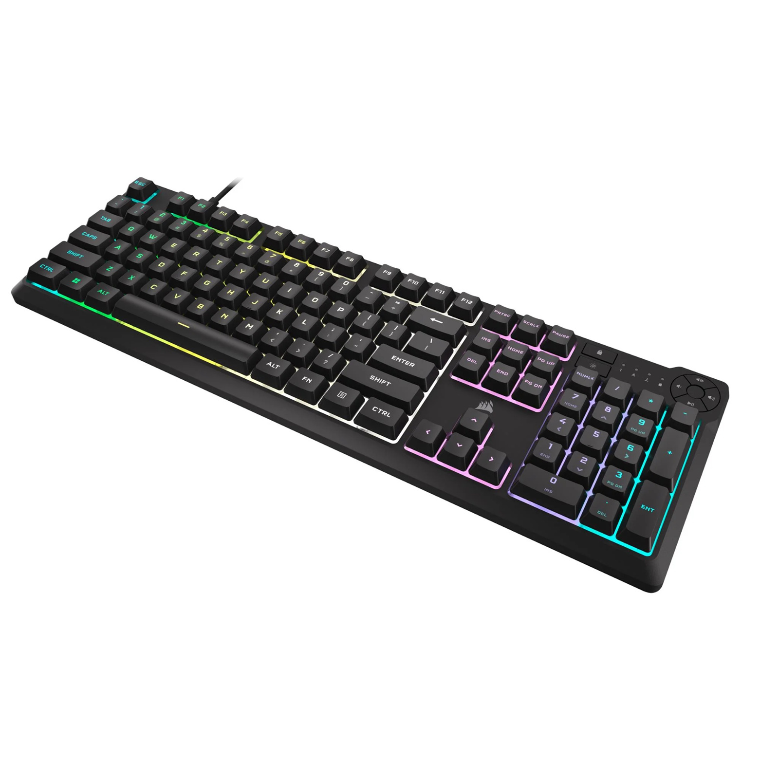 Corsair K55 CORE RGB Gaming Keyboard - Black