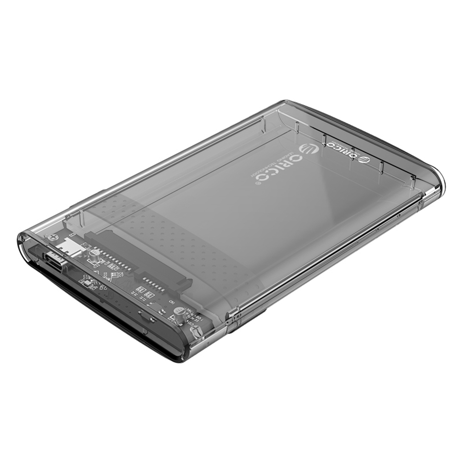 Product Image Orico USB-C 3.1 Gen.2 Transparent 2.5" SATA SSD / HDD 10Gbps Enclosure