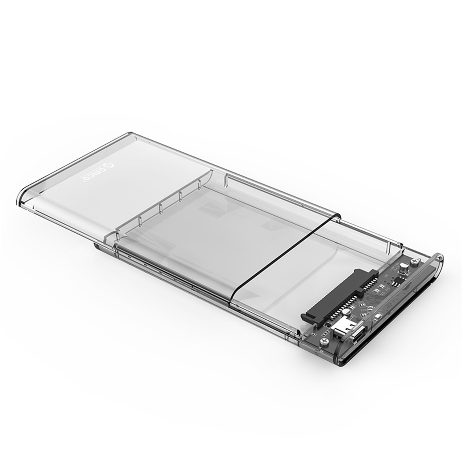 Orico USB-C 3.1 Gen.2 Transparent 2.5" SATA SSD / HDD 10Gbps Enclosure