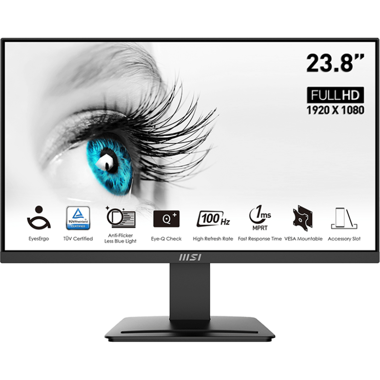 Product Image MSI Pro MP2412 24" FHD 100hz Business Monitor