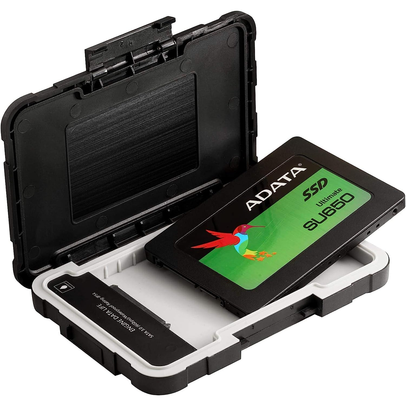 ADATA AED600-U31-CBK ED600 SATA USB 3.1 2.5" Rugged External HDD Enclosure - Black