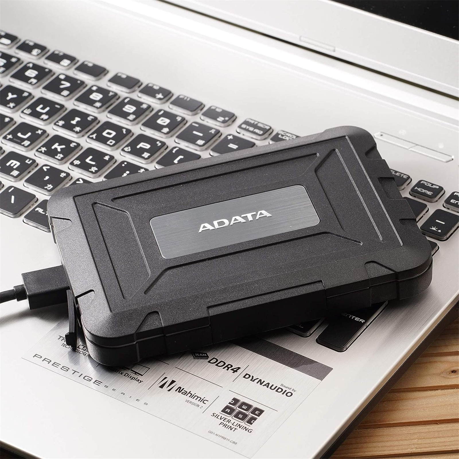 ADATA AED600-U31-CBK ED600 SATA USB 3.1 2.5" Rugged External HDD Enclosure - Black