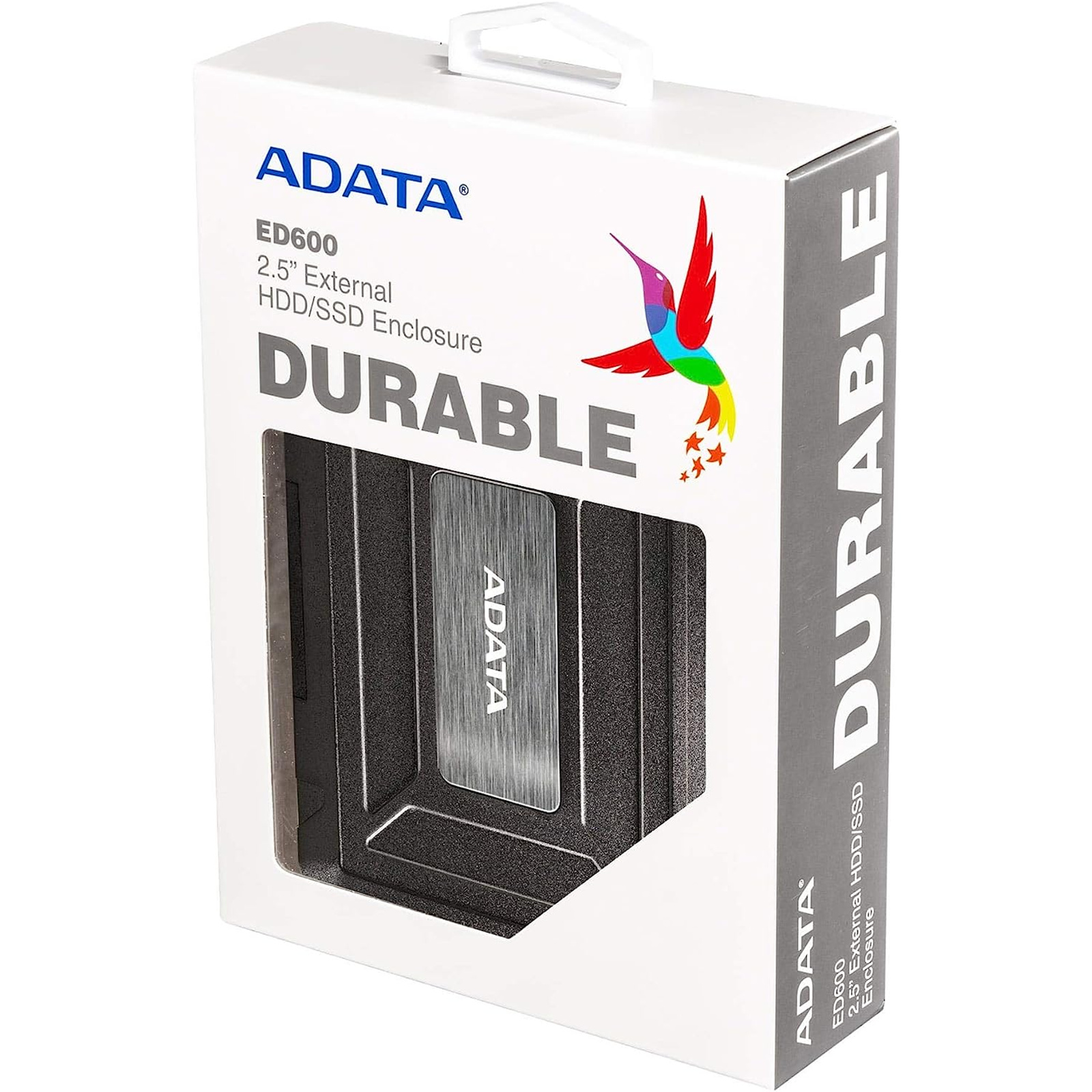 ADATA AED600-U31-CBK ED600 SATA USB 3.1 2.5" Rugged External HDD Enclosure - Black
