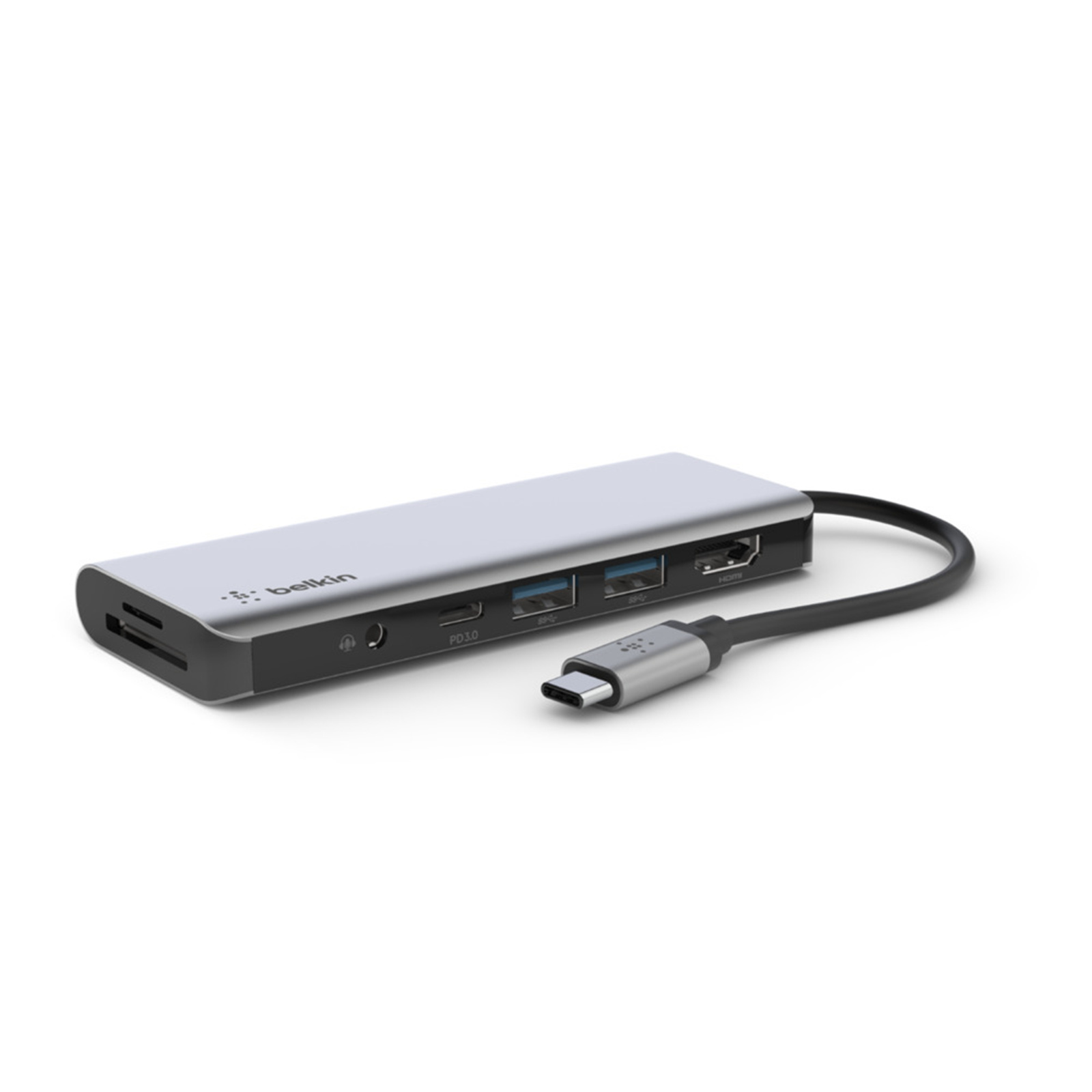 Product Image Belkin USB-C 7- in 1 Multiport Hub - Space Grey