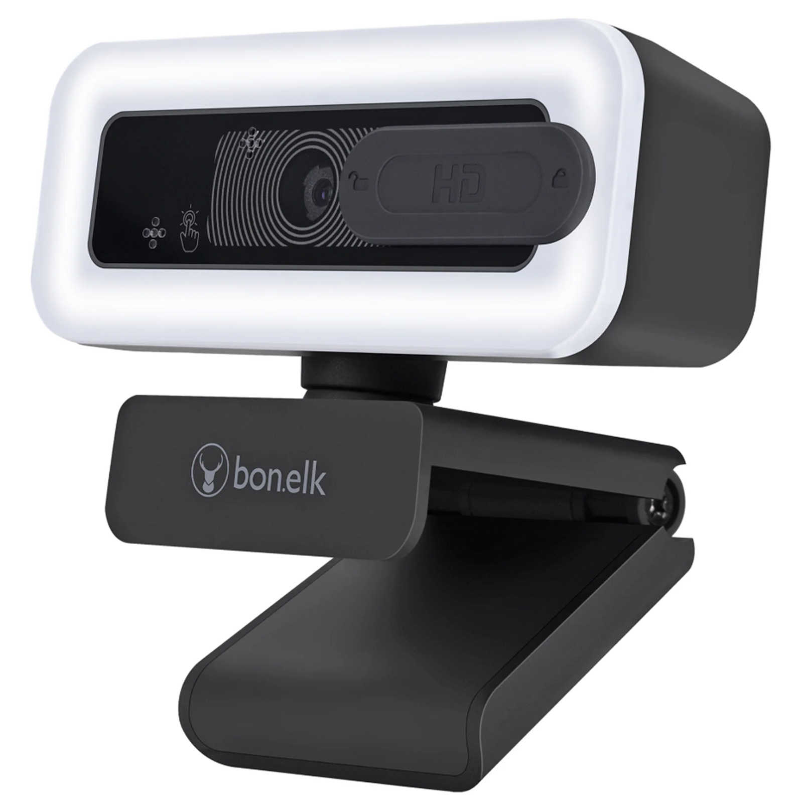 Product Image Bonelk USB Webcam Pro LED Clip On, 1080p (Black)