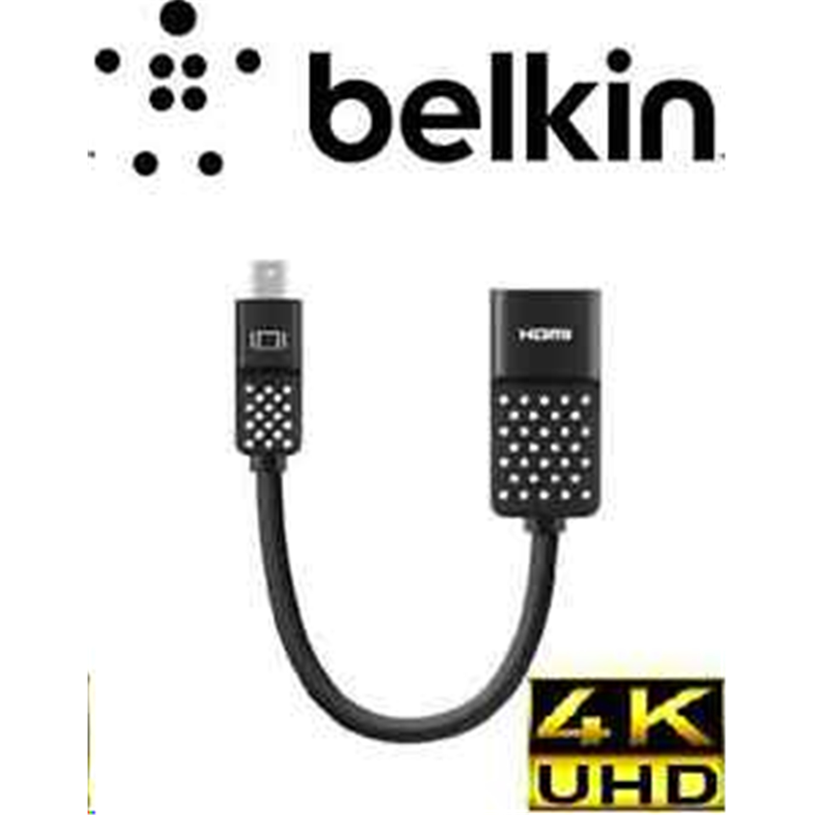 Belkin Mini DisplayPort to HDMI Adapter, 4K