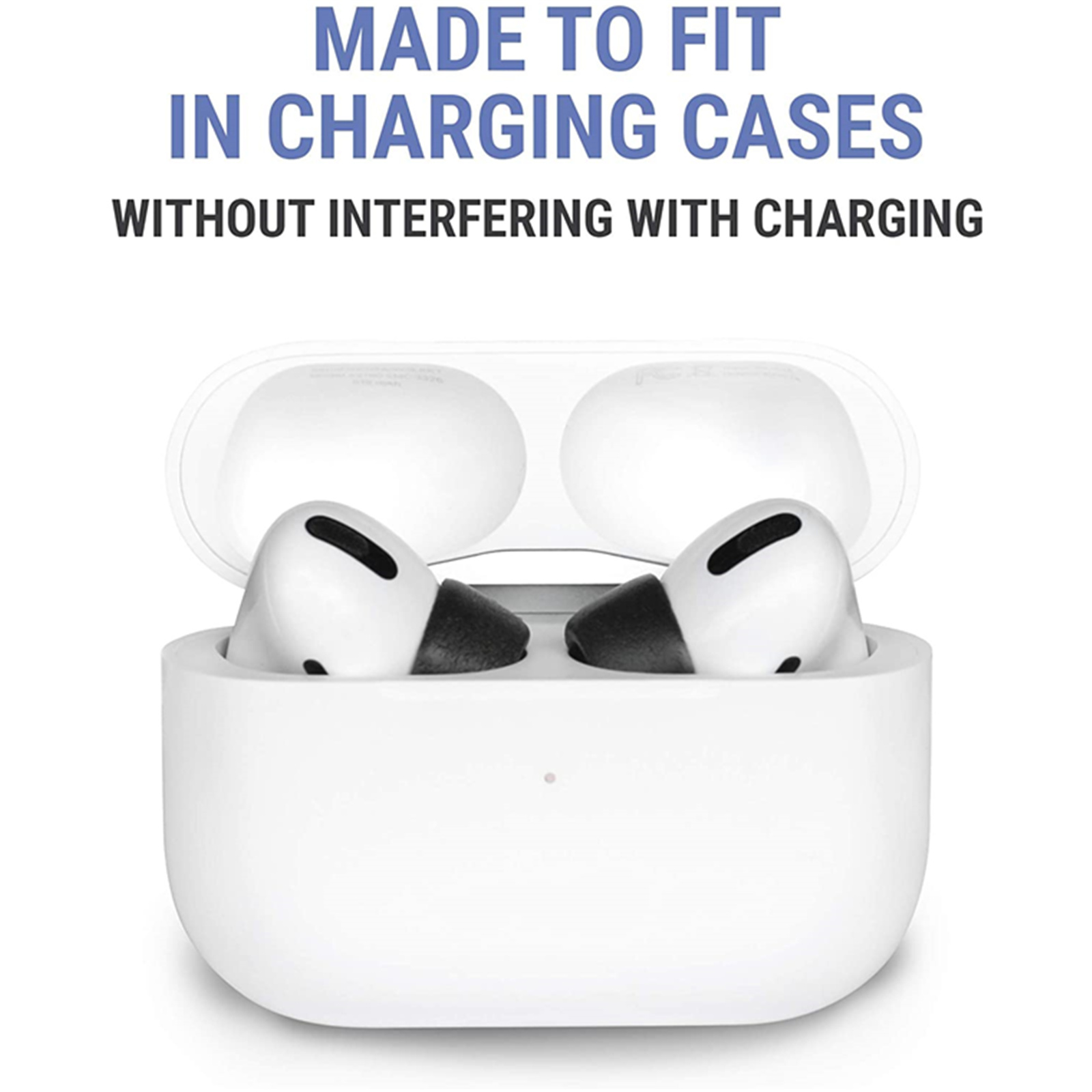 Comply (Assorted) Memory Foam Tips for Apple AirPods Pro - Assorted 3-pack (2x Small/2x Medium/2x Large) - compatible with AirPods Pro & AirPods Pro 2nd Generation
