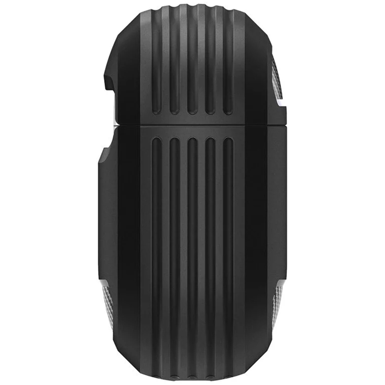 Spigen Apple Airpods 4 Rugged Armour Case - Matte Black - Compatible with Airpods 4 & AirPods 4 with Active Noise Cancellation