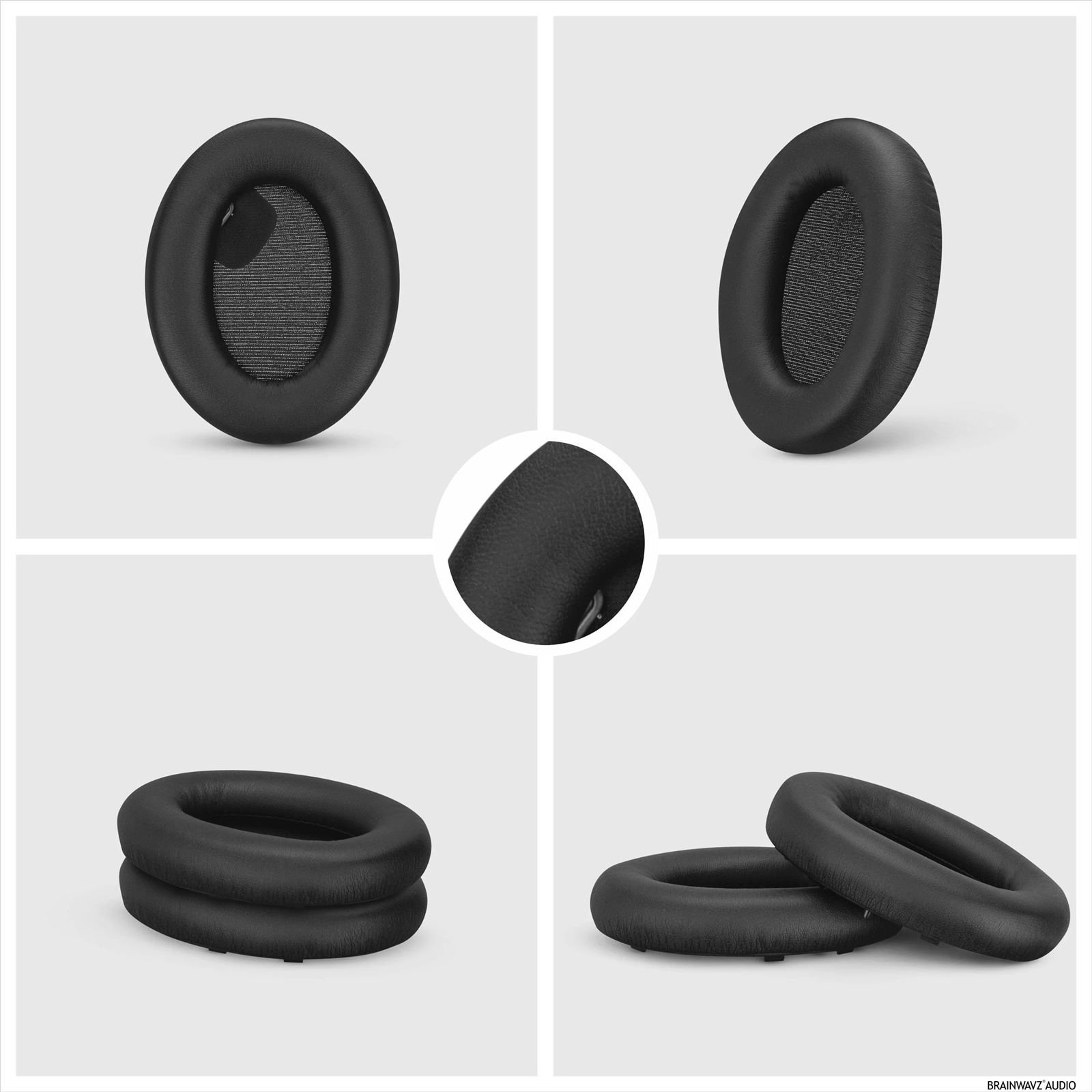 Brainwavz Sony WH-1000XM4 Premium Replacement Earpads for Headphones - Black - Compatible with WH-1000XM4 (4th Generation)