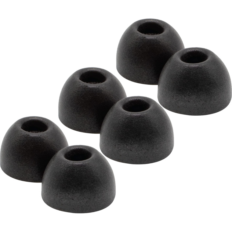 Comply (Medium) TrueGrip Pro TW-200C Memory Foam Tips for Sony & Sennheiser - Medium 3-pack (6x Medium eartips) Compatible with Sony WF-1000XM5/WF-1000XM4/WF-1000XM3, Sennheiser IE 200/300/600/900, Momentum True Wireless 1/2