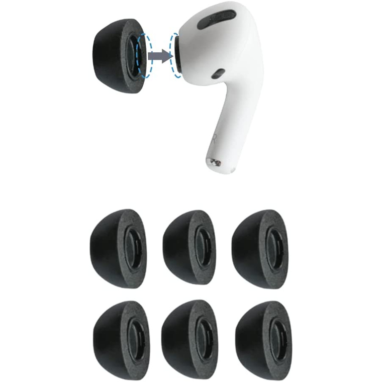 Product Image Comply (Medium) Memory Foam Tips for Apple AirPods Pro - Medium 3-pack (6x Medium size eartips) - compatible with AirPods Pro & AirPods Pro 2nd Generation