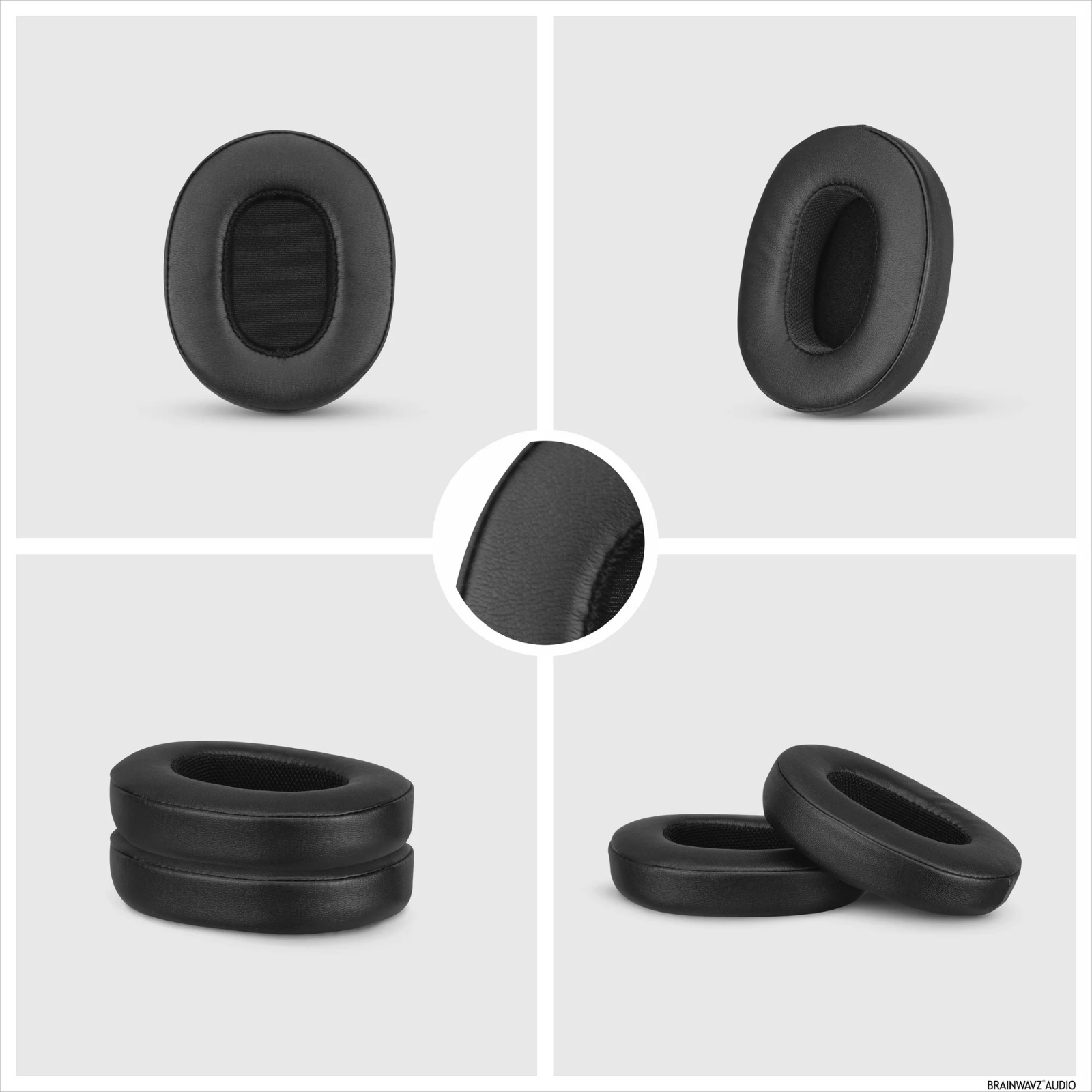 Brainwavz Skullcandy Crusher/Hesh/Venue Premium Replacement Earpads for Headphones - Black - replacement earpads for Skullcandy Crusher Wireless, Crusher Evo, Crusher ANC, Hesh 3, Hesh ANC, Hesh Evo & Venue ANC headphones
