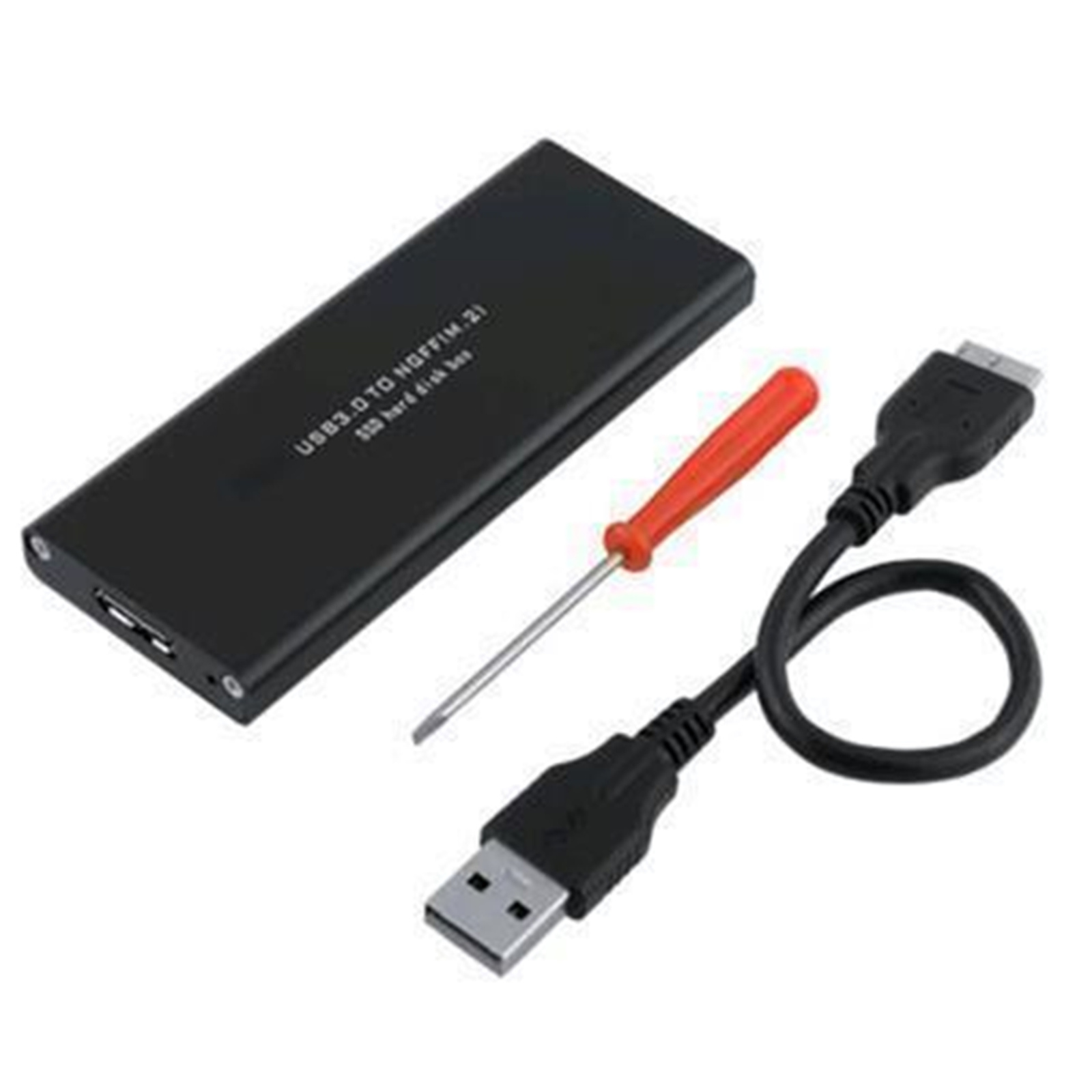 Product Image USB 3.0 to M.2 SSD NGFF Converter Adapter with External HardDisk Enclosure case box compatible with B key 2230, 2242, 2260, 2280 ssd , Not fit for M key