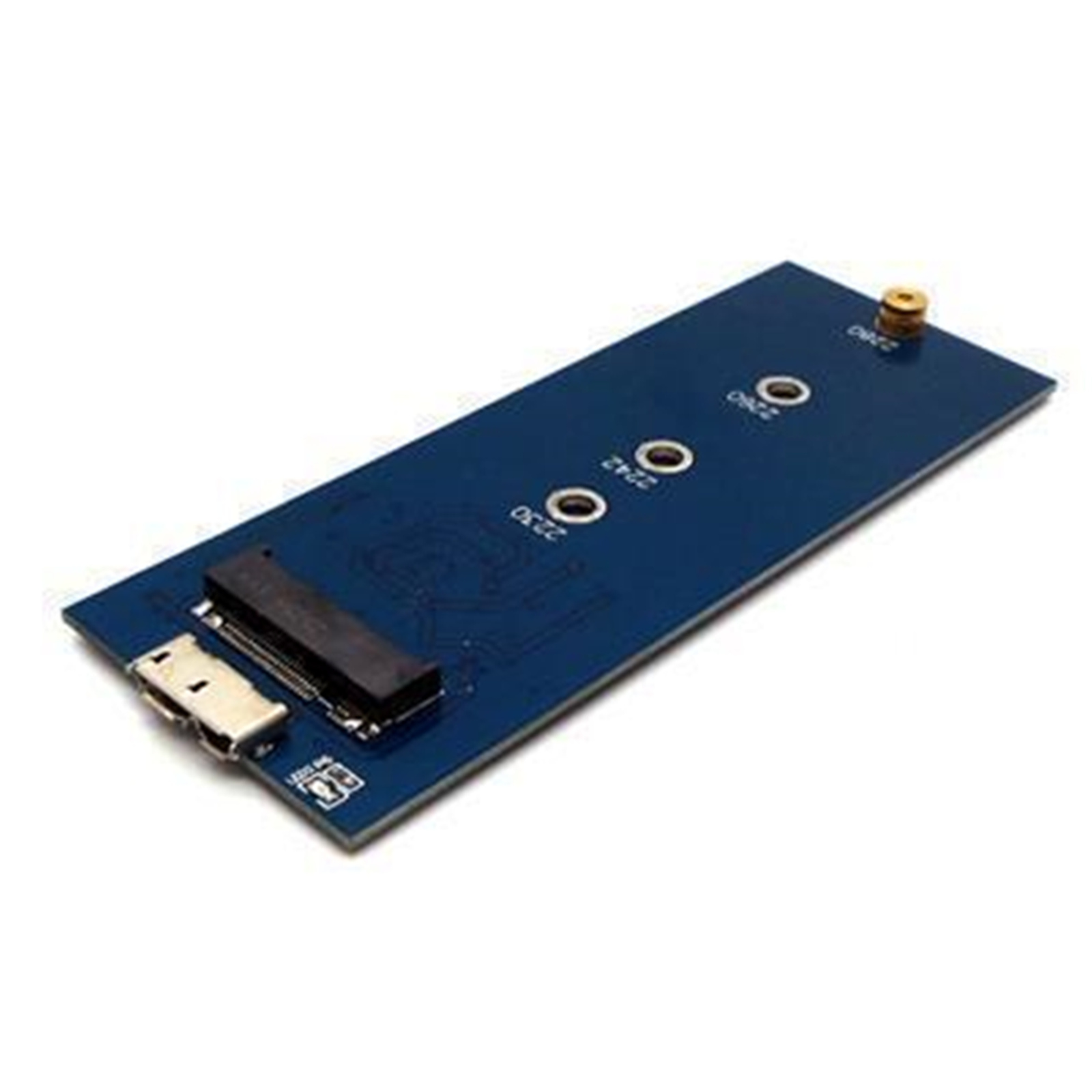 USB 3.0 to M.2 SSD NGFF Converter Adapter with External HardDisk Enclosure case box compatible with B key 2230, 2242, 2260, 2280 ssd , Not fit for M key