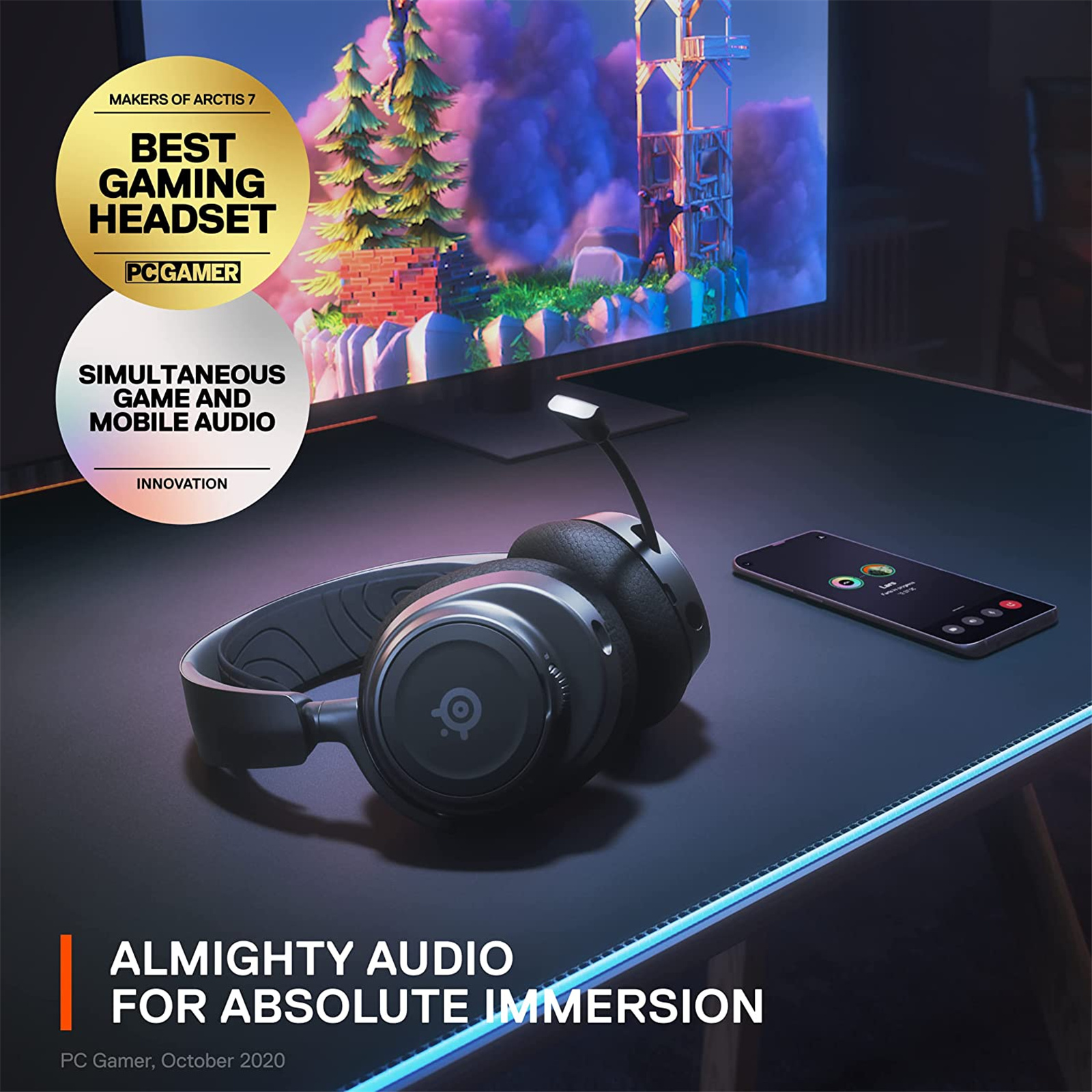 Steelseries Arctis Nova 7 Wireless Multi-Platform Gaming Headset