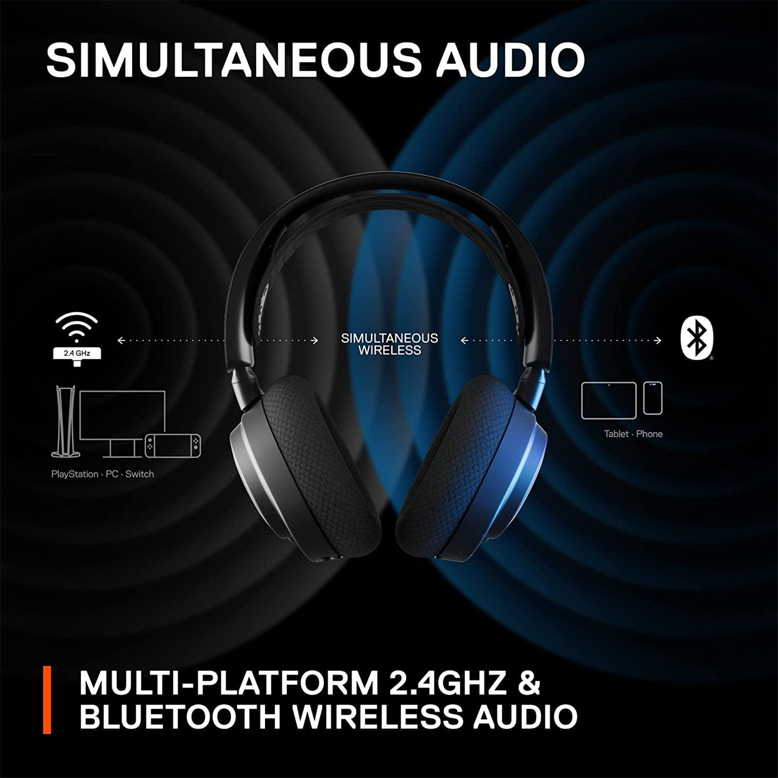 Steelseries Arctis Nova 7 Wireless Multi-Platform Gaming Headset