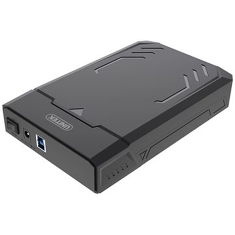 Unitek Y-3035 USB3.1 SATA HDD enclosure - Supports 3.5"/2.5" SATA HDD - Supports SATA 6G/3G/1.5G - Supports UASP (USB Attached SCSI Protocol) accelerates data transfer speed - Includes Power Adapter