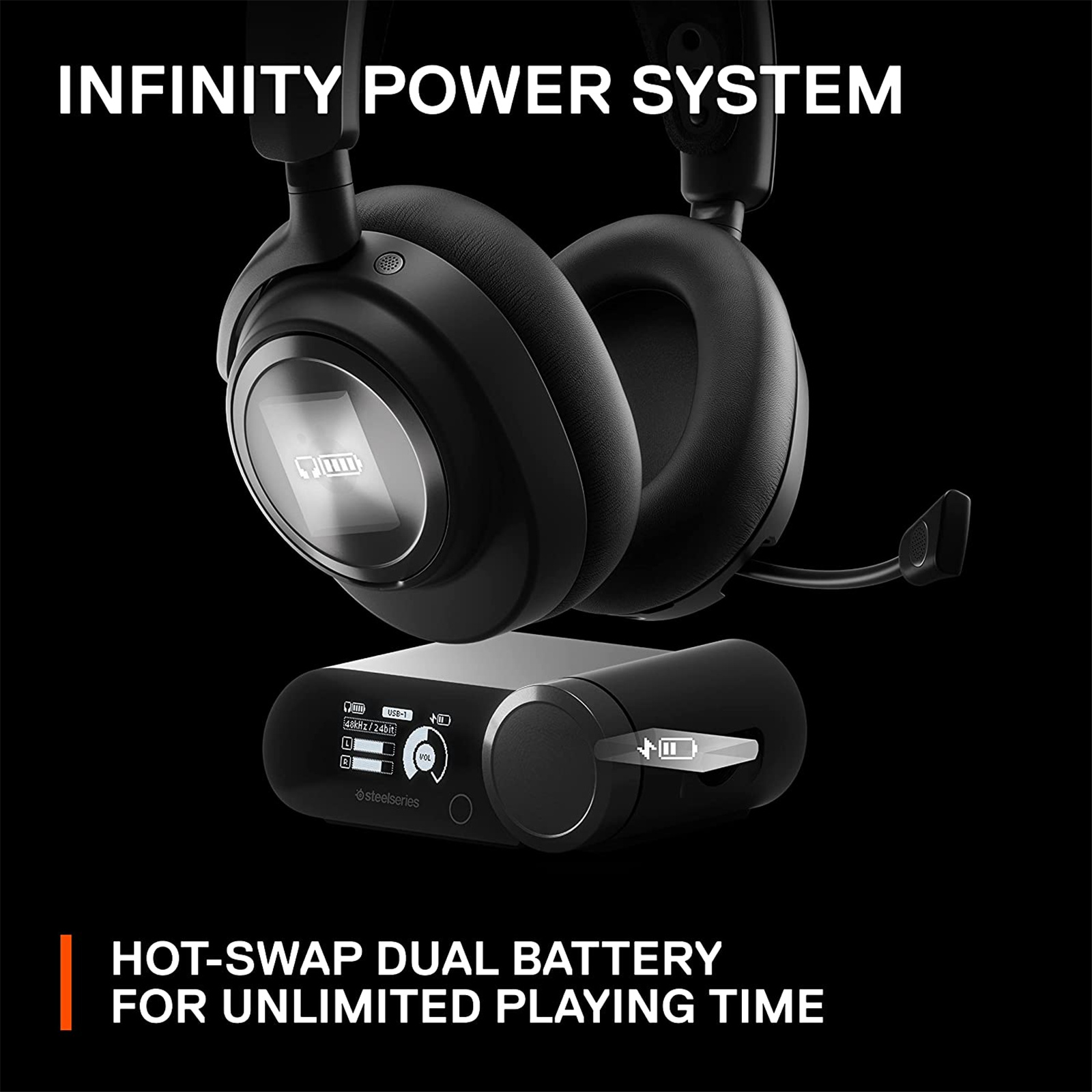 Steelseries Nova Pro Wireless Multi-System Gaming Headset for PC & Playstation