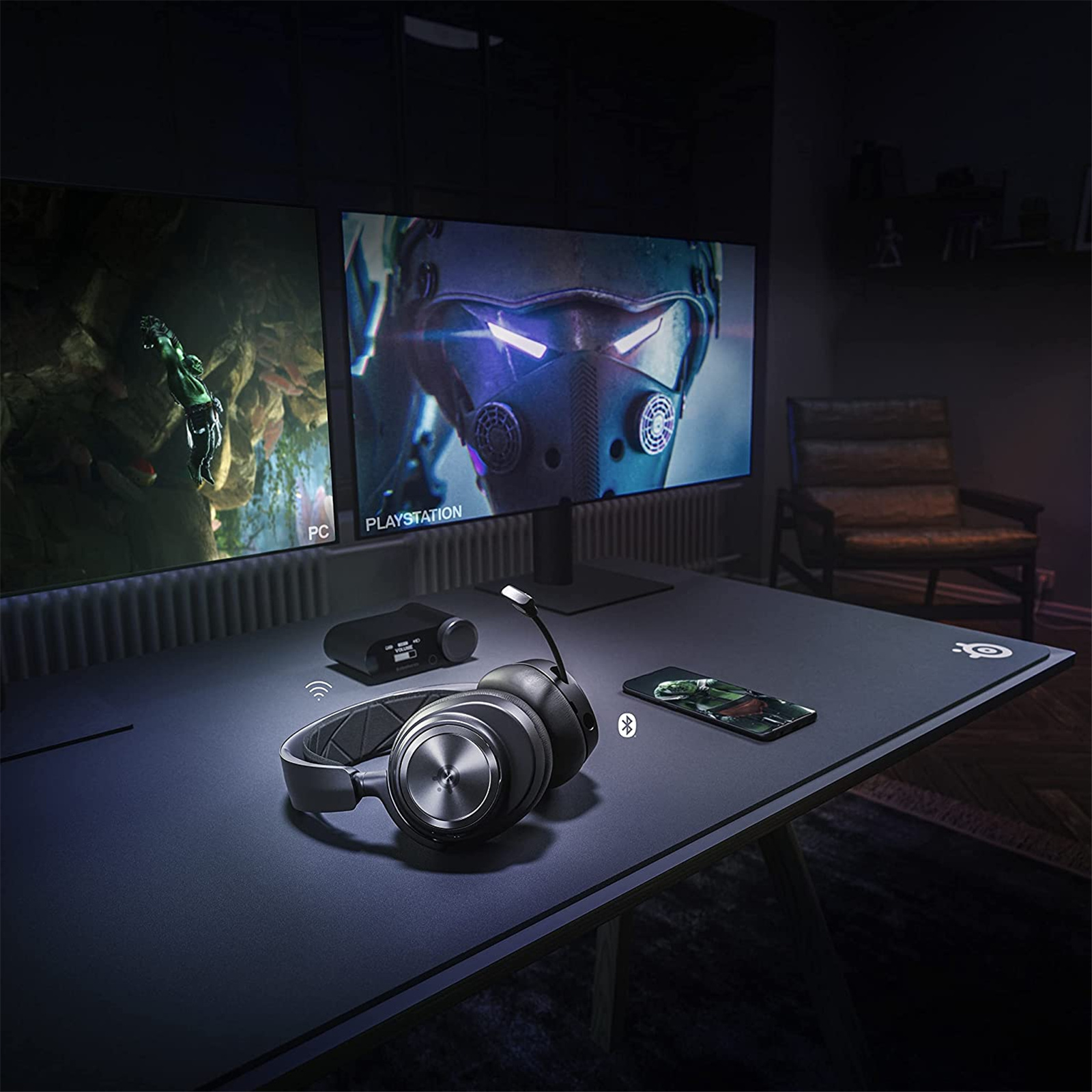 Steelseries Nova Pro Wireless Multi-System Gaming Headset for PC & Playstation